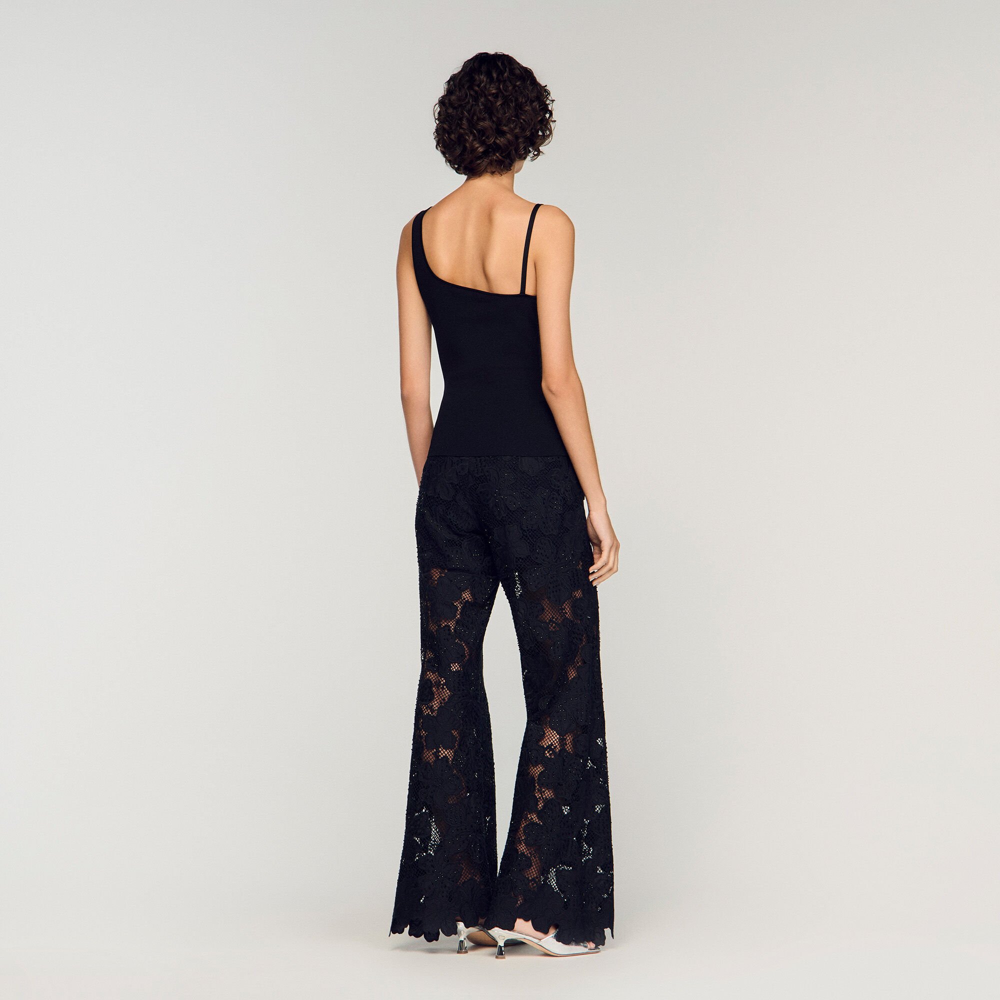 Asymmetric knit jumper