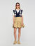 Short ruffled skirt