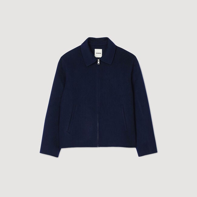 Double-faced wool jacket