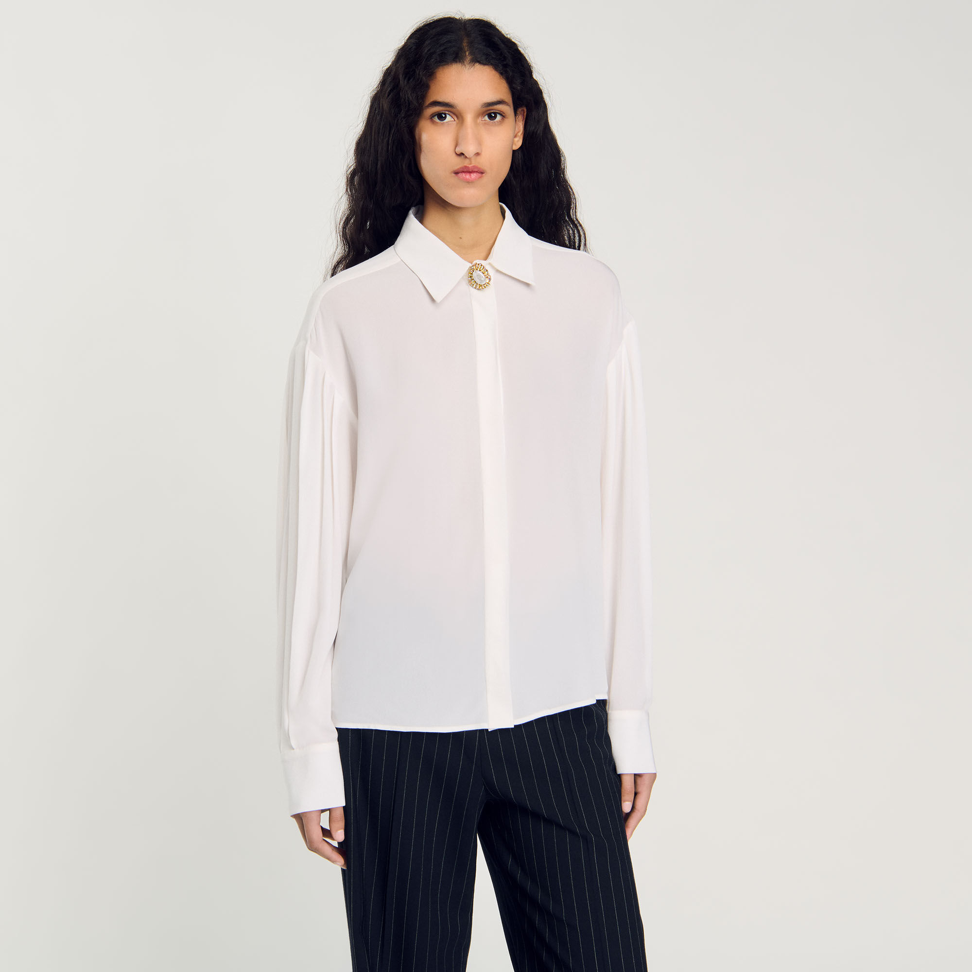 Floaty silk shirt
