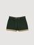 Two-tone drawstring waist shorts