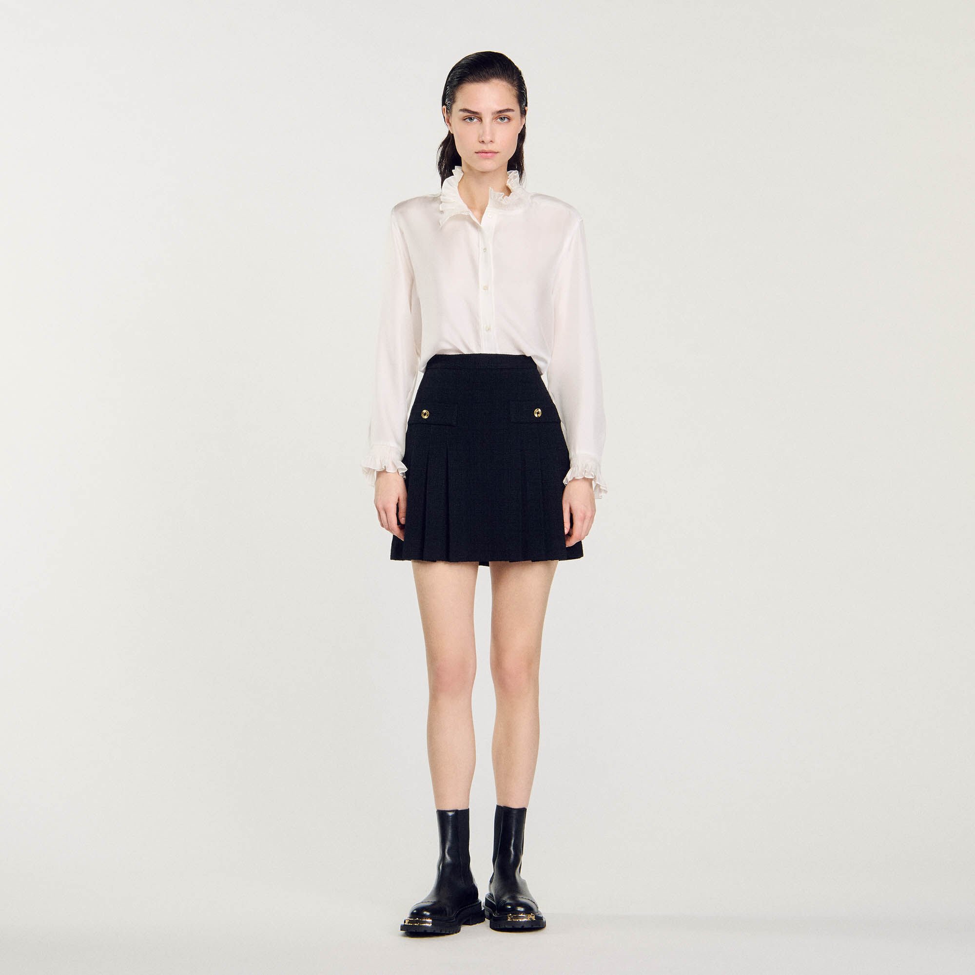 Tweed skirt pinterest on sale