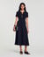 Ribbed knit maxi dress