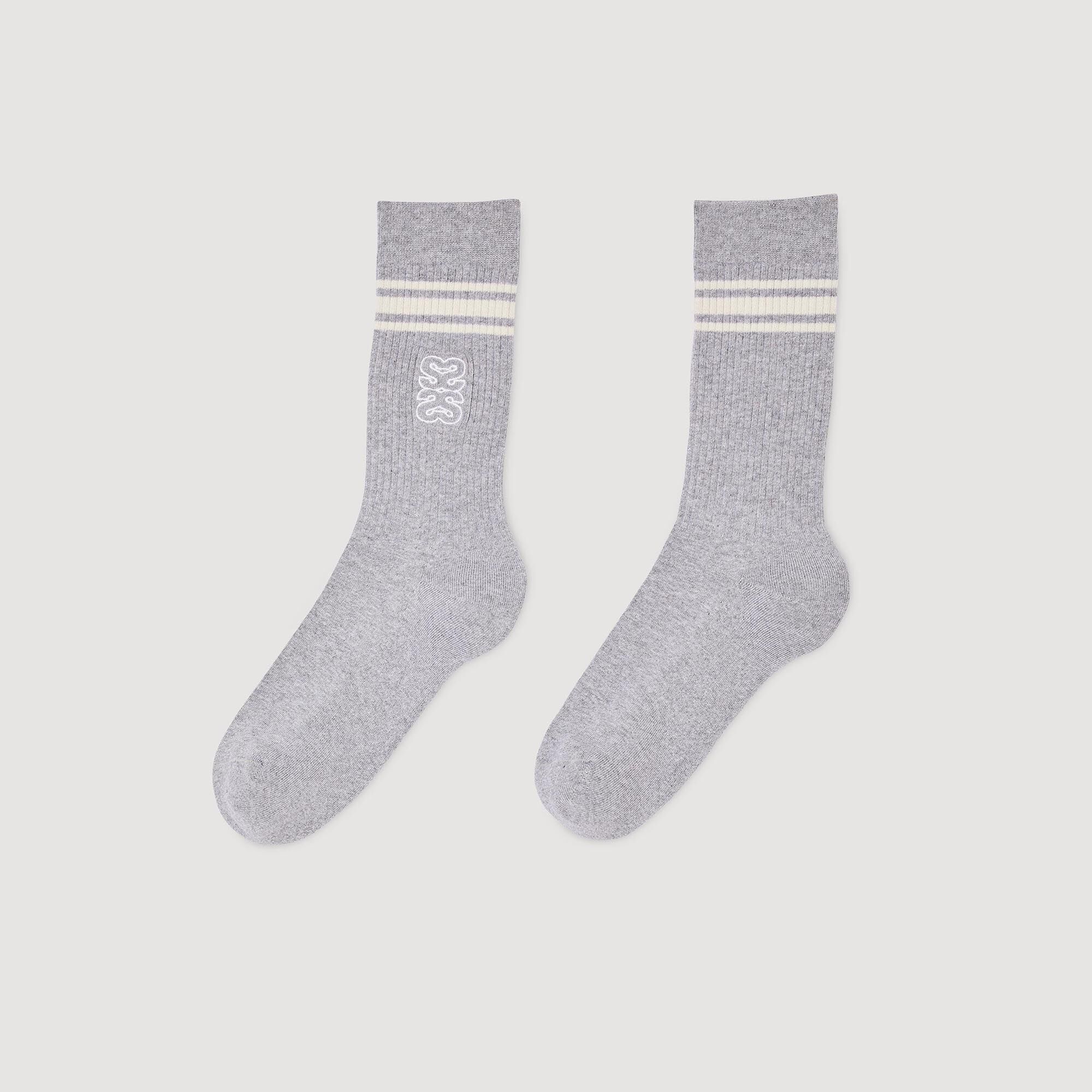 Embroidered socks