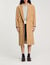 Long wool-blend coat