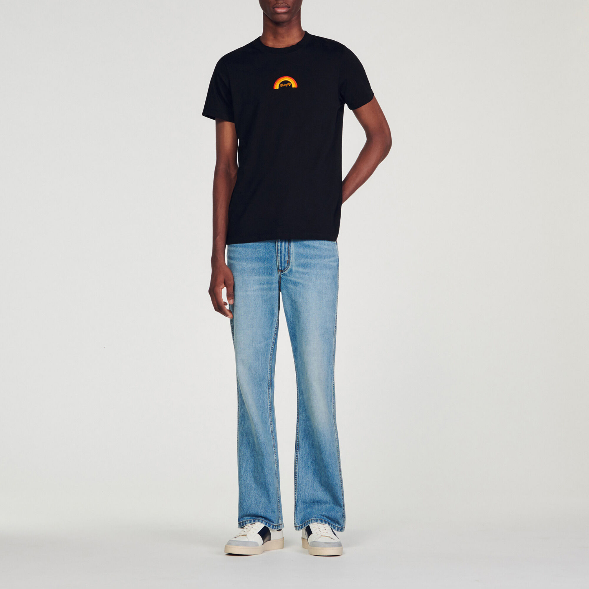 Plain T Shirts for men Sandro Paris