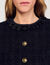 Ruffled tweed jacket