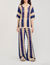 Two-tone knit cardigan