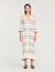 Stripy knit maxi dress