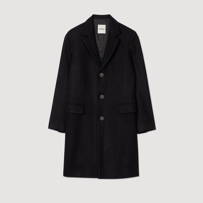 Wool broadcloth coat