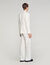 Double-breasted linen suit jacket