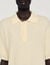 Waffle-texture cotton polo