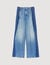 Jeans with contrasting panels