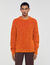 Round neck long-sleeve jumper