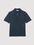 Knitted polo shirt with zip collar