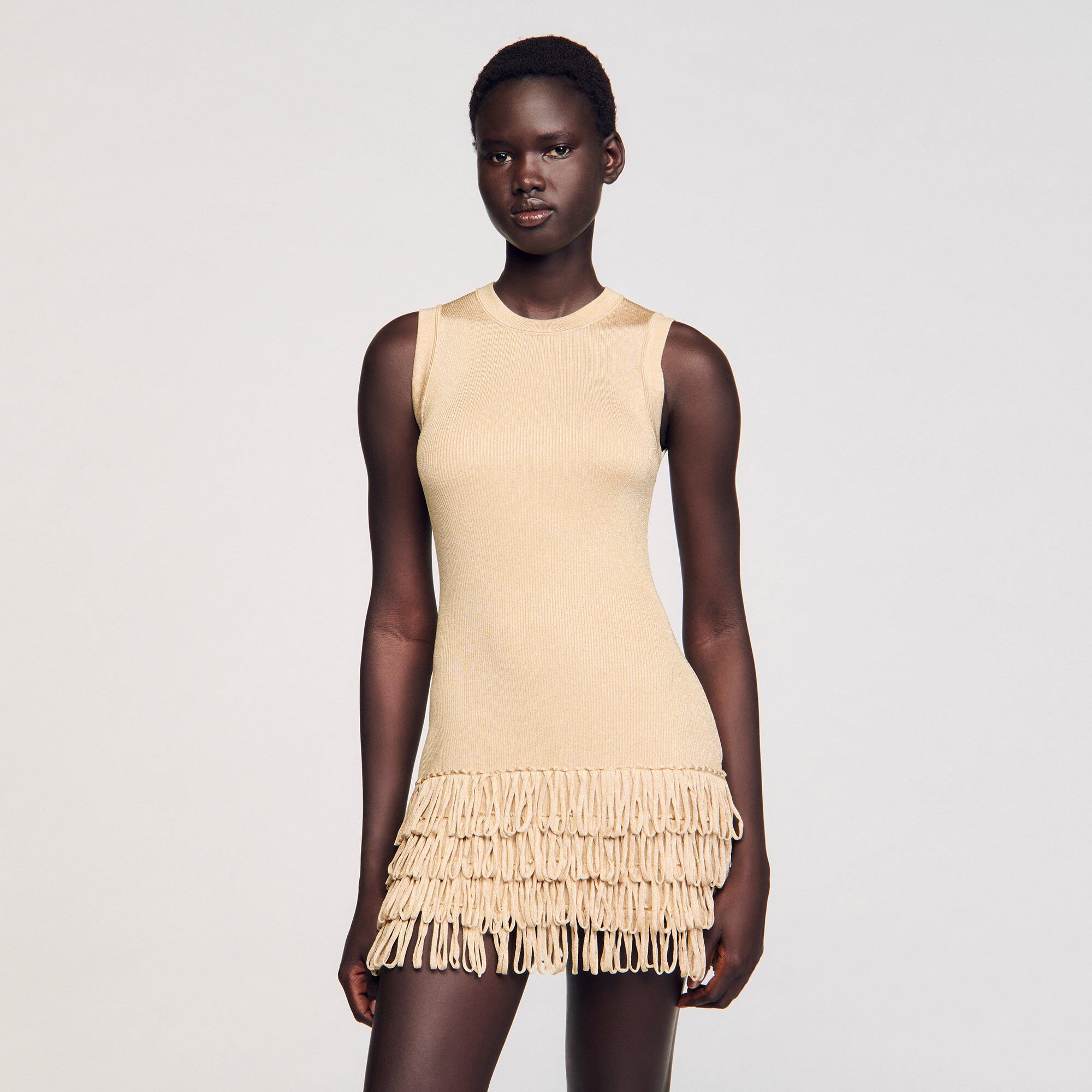 Short knit dress