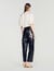 Satin cape-effect crop top