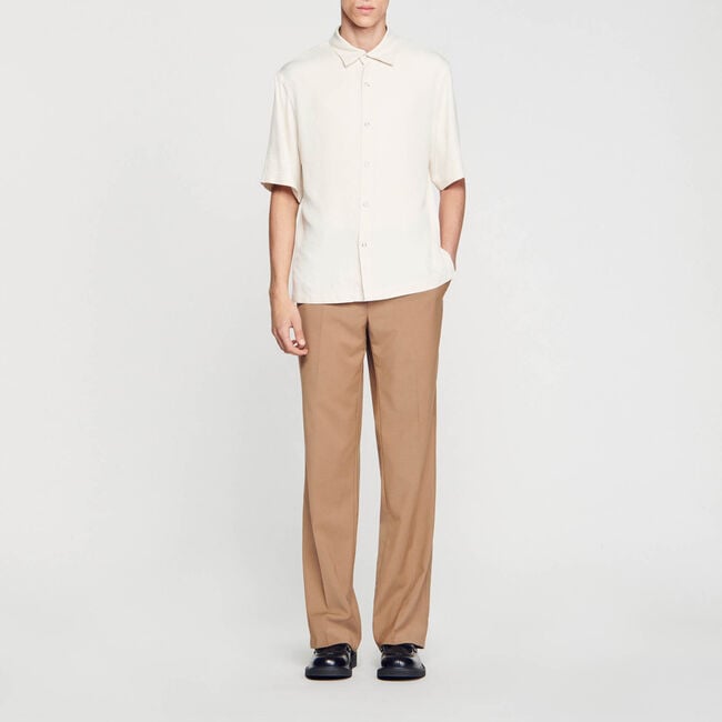 Button-front shirt