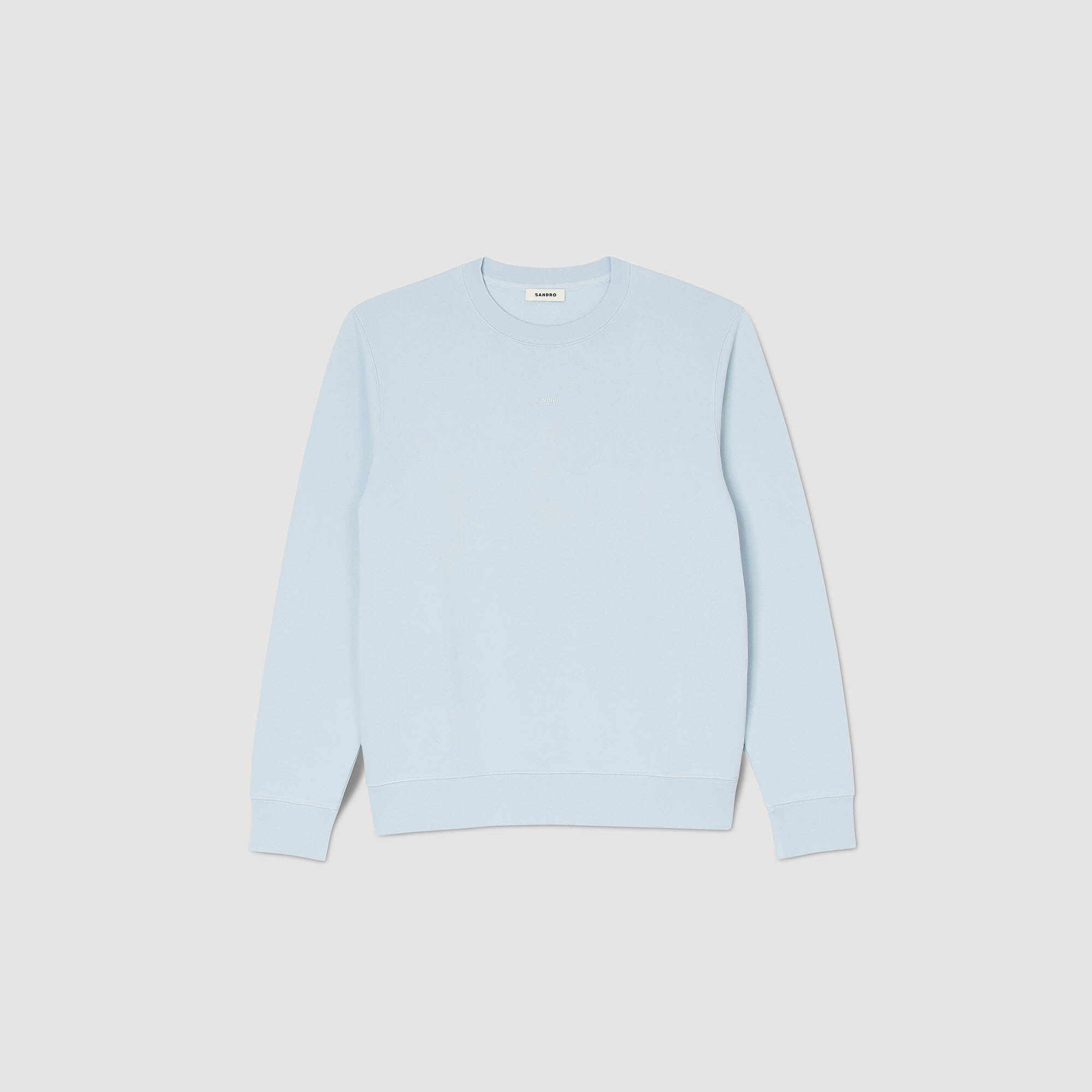 Embroidered fleece sweatshirt