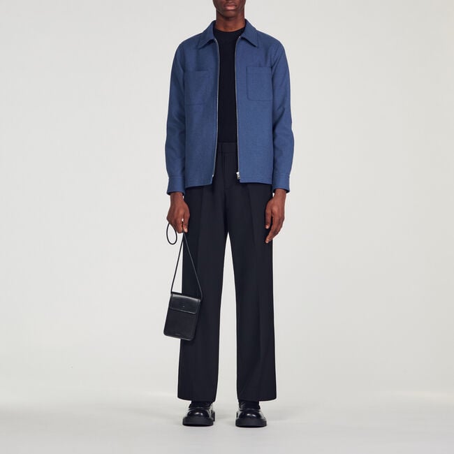 Wool overshirt