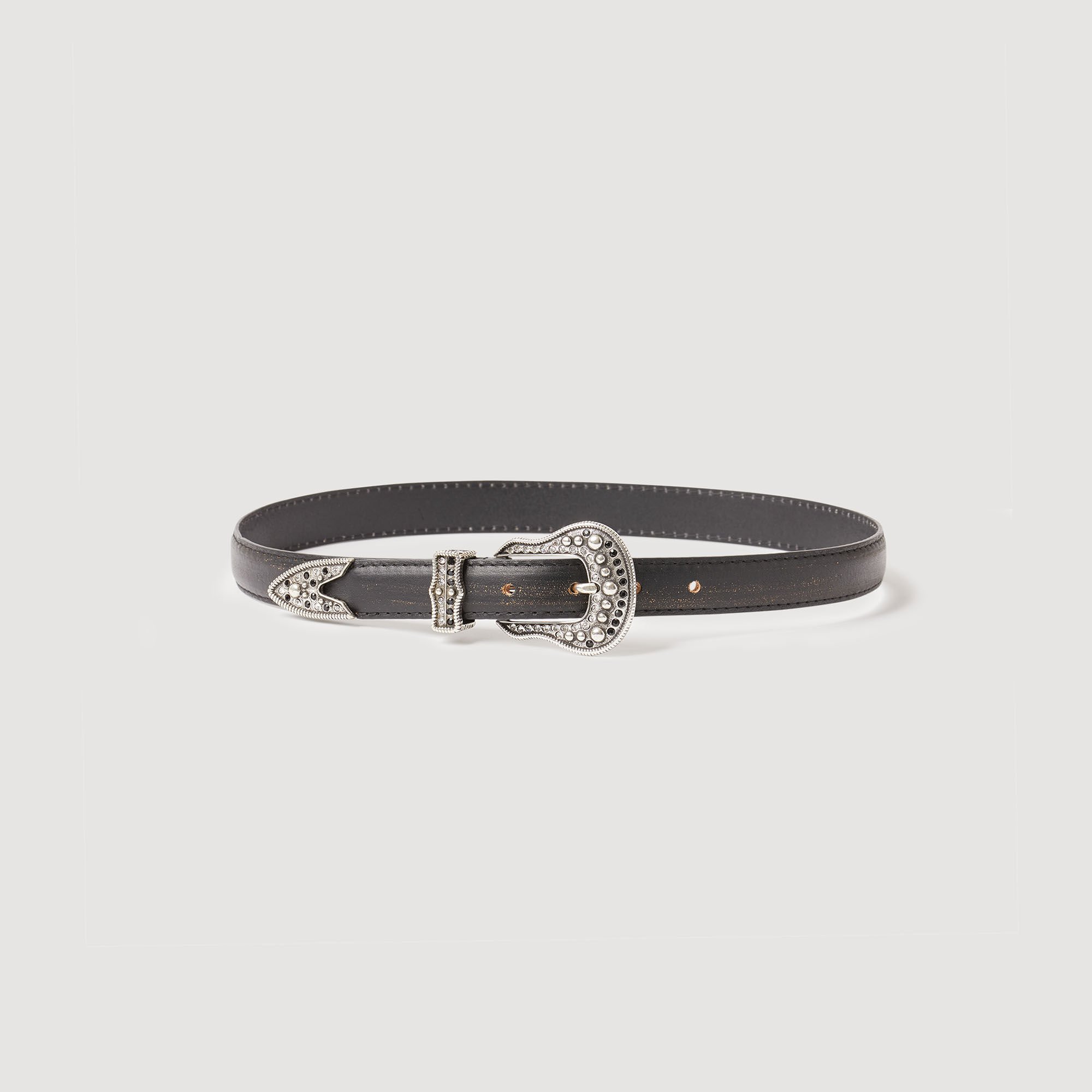 Slim western belt
