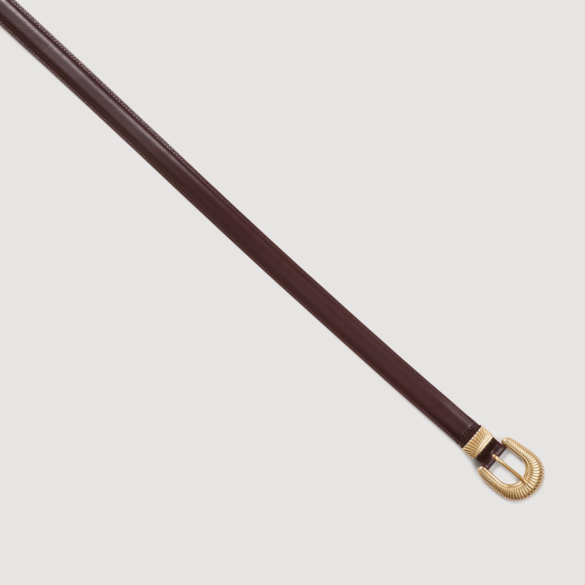 Leather belt