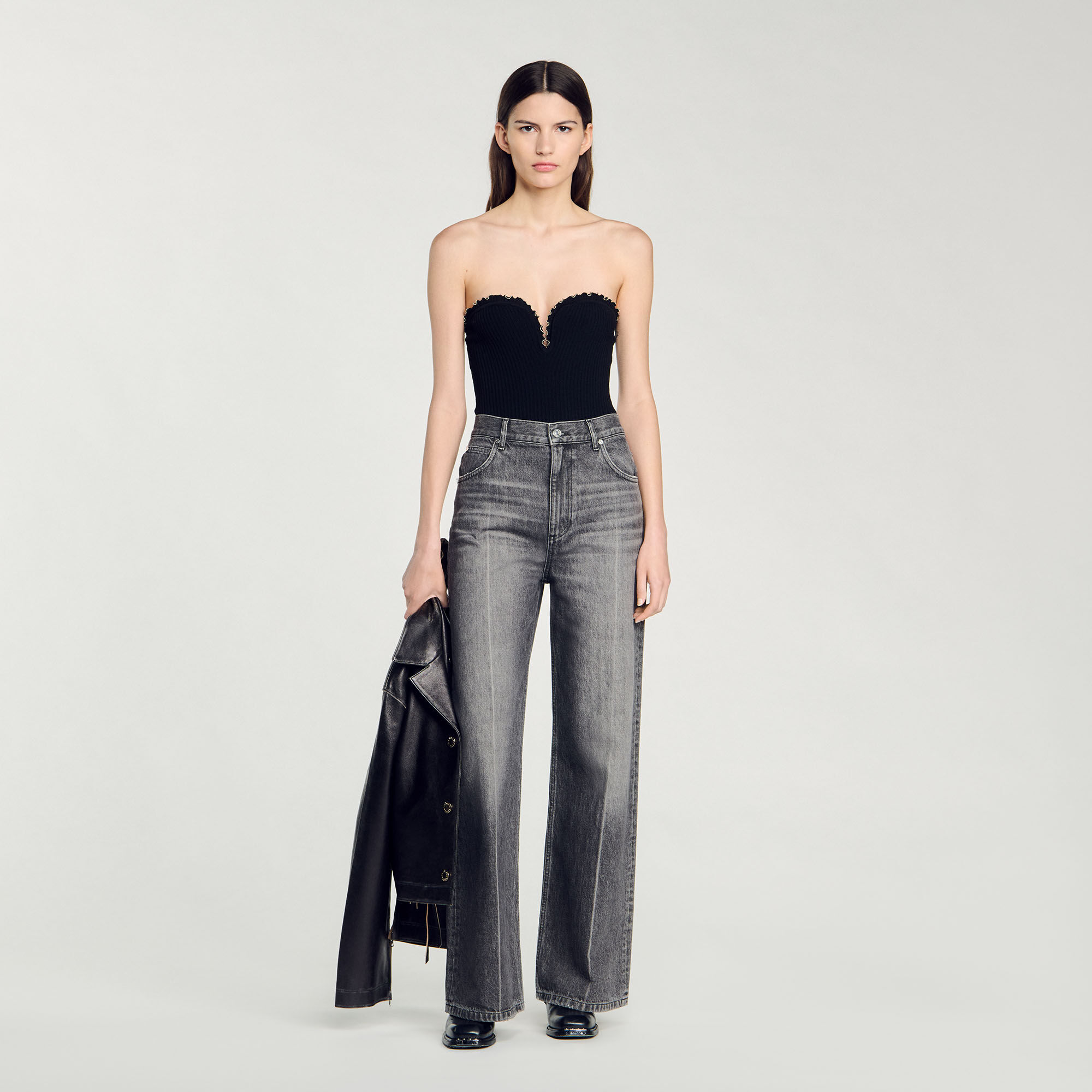 Bustier bodysuit top clearance