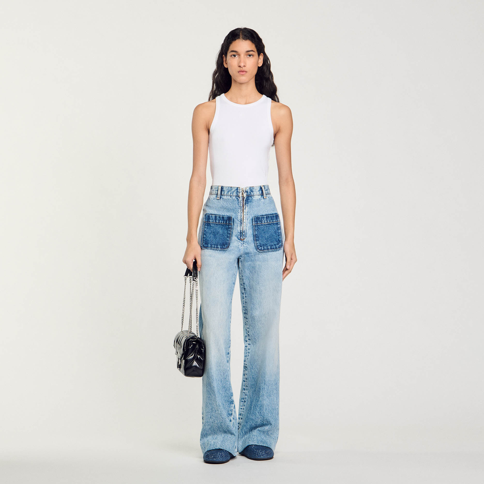 High rise jeans