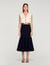 Long ruffled skirt