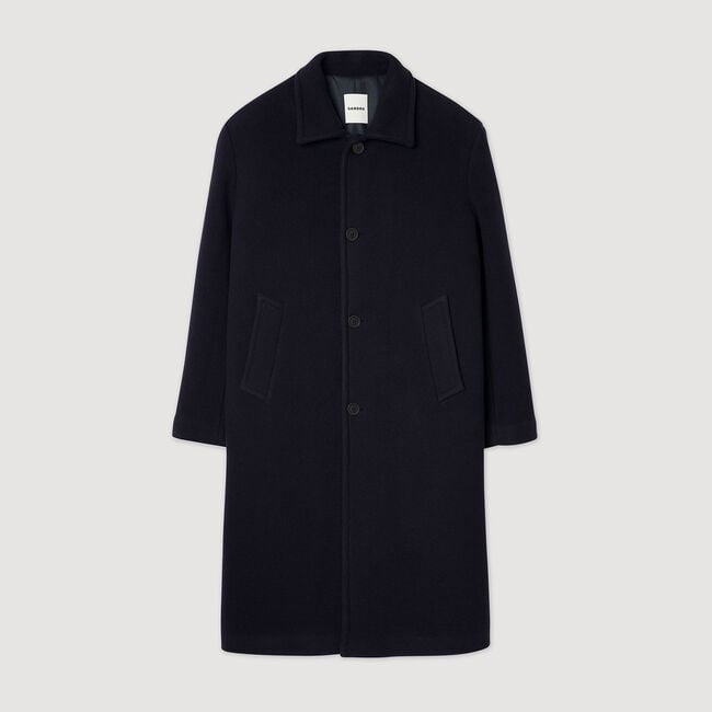 Wool and cashmere coat