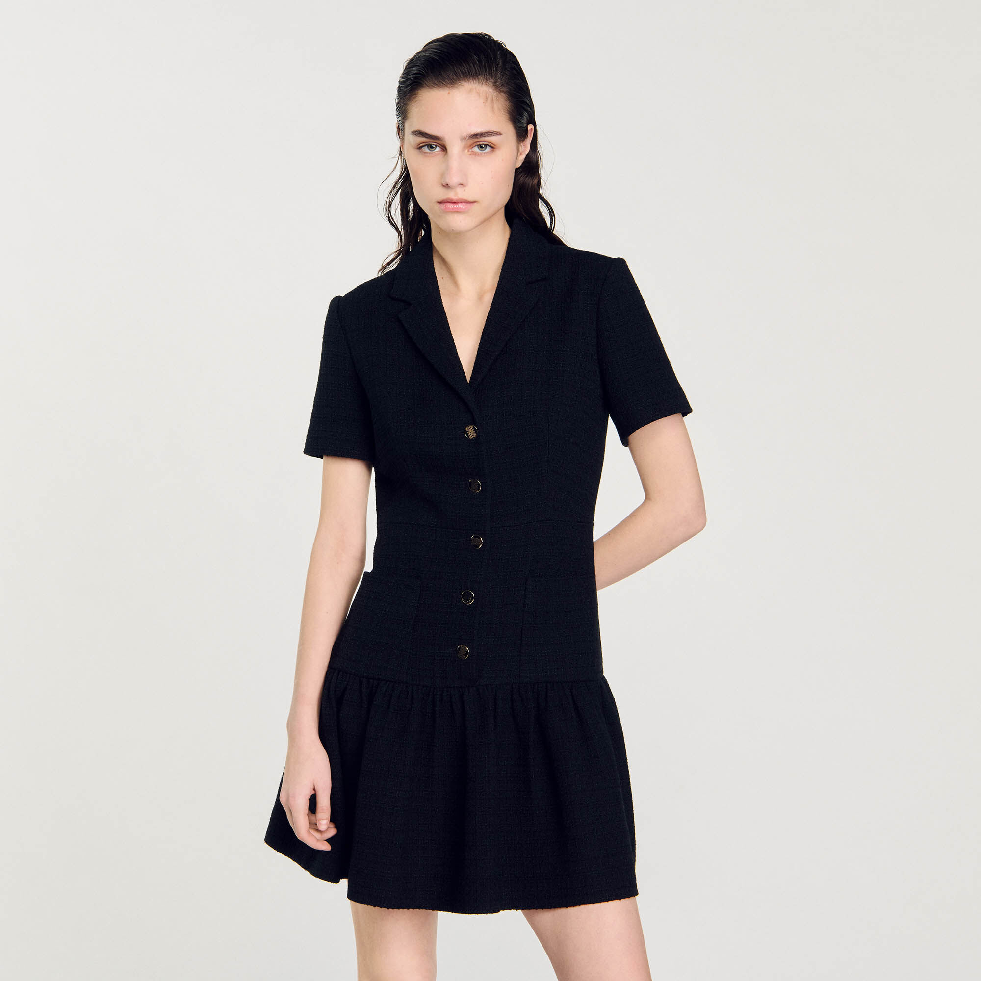 Short tweed dress