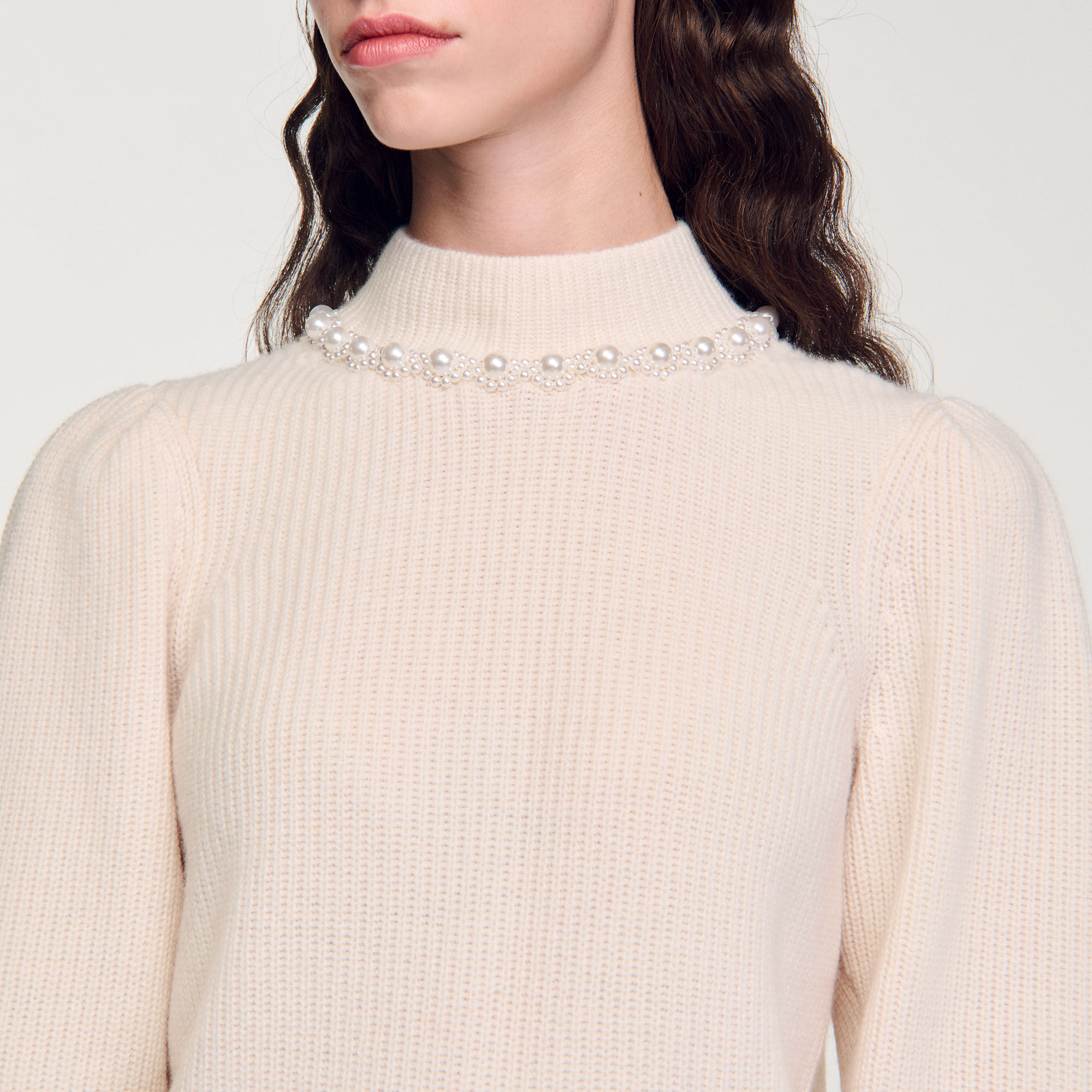 Ribbed wool and cashmere jumper