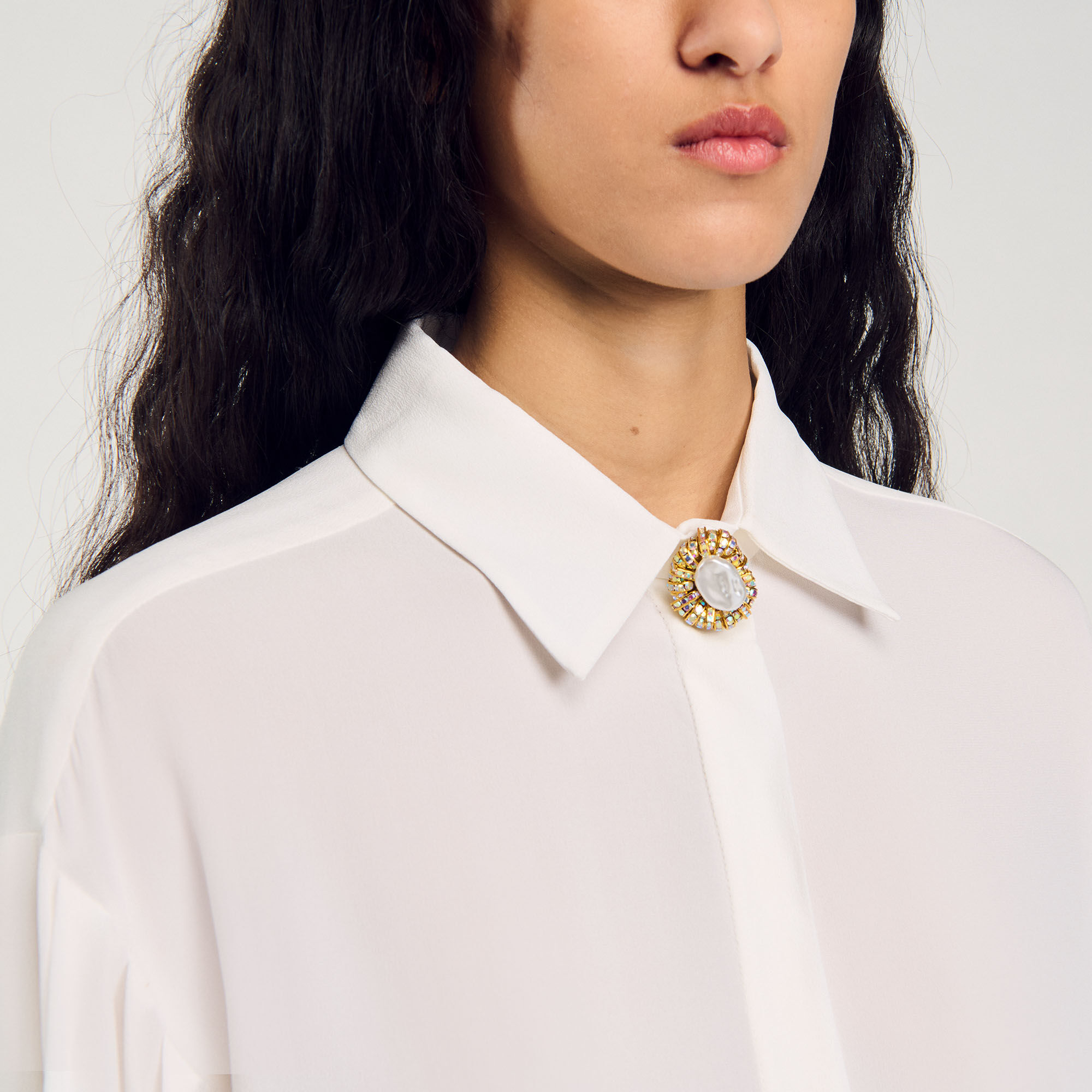 Floaty silk shirt