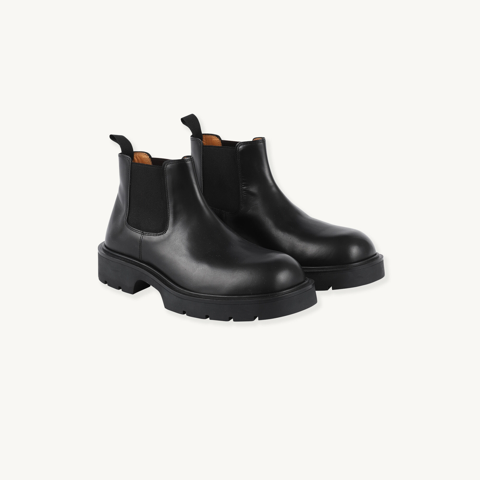 Leather ankle boots