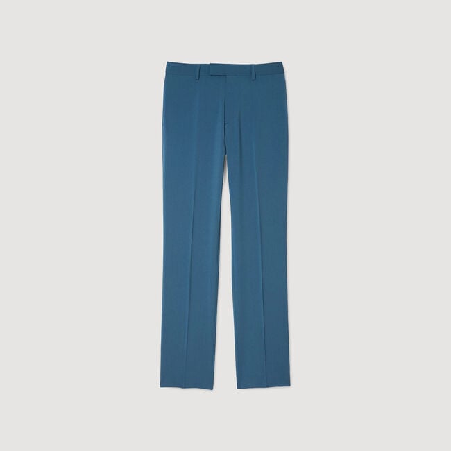 Wool suit trousers