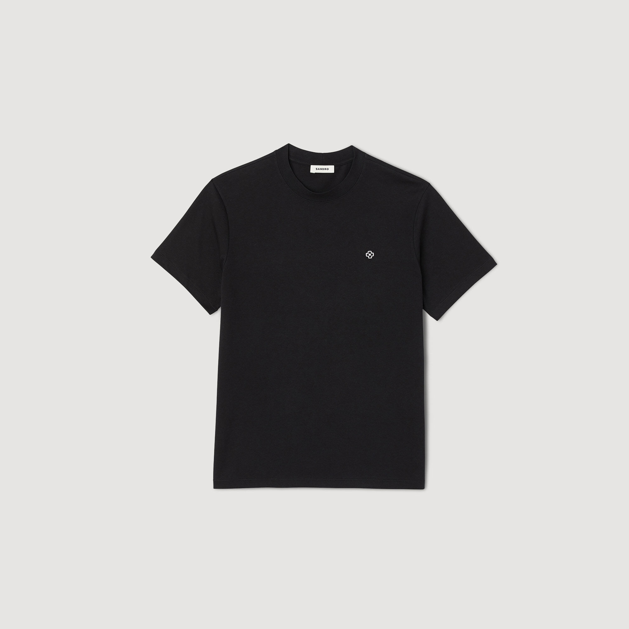 Cotton t shirt for men Sandro Paris