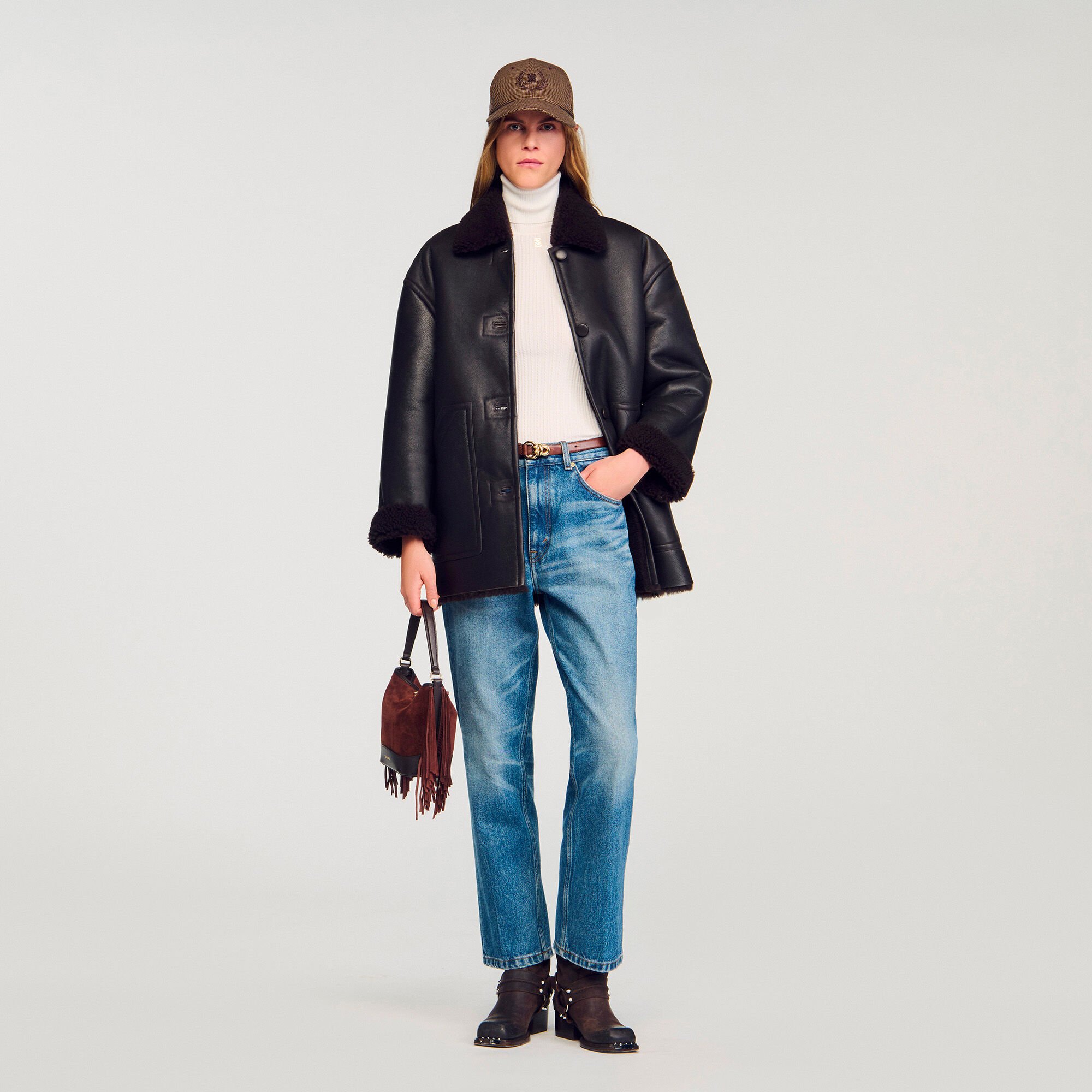 Shearling coat