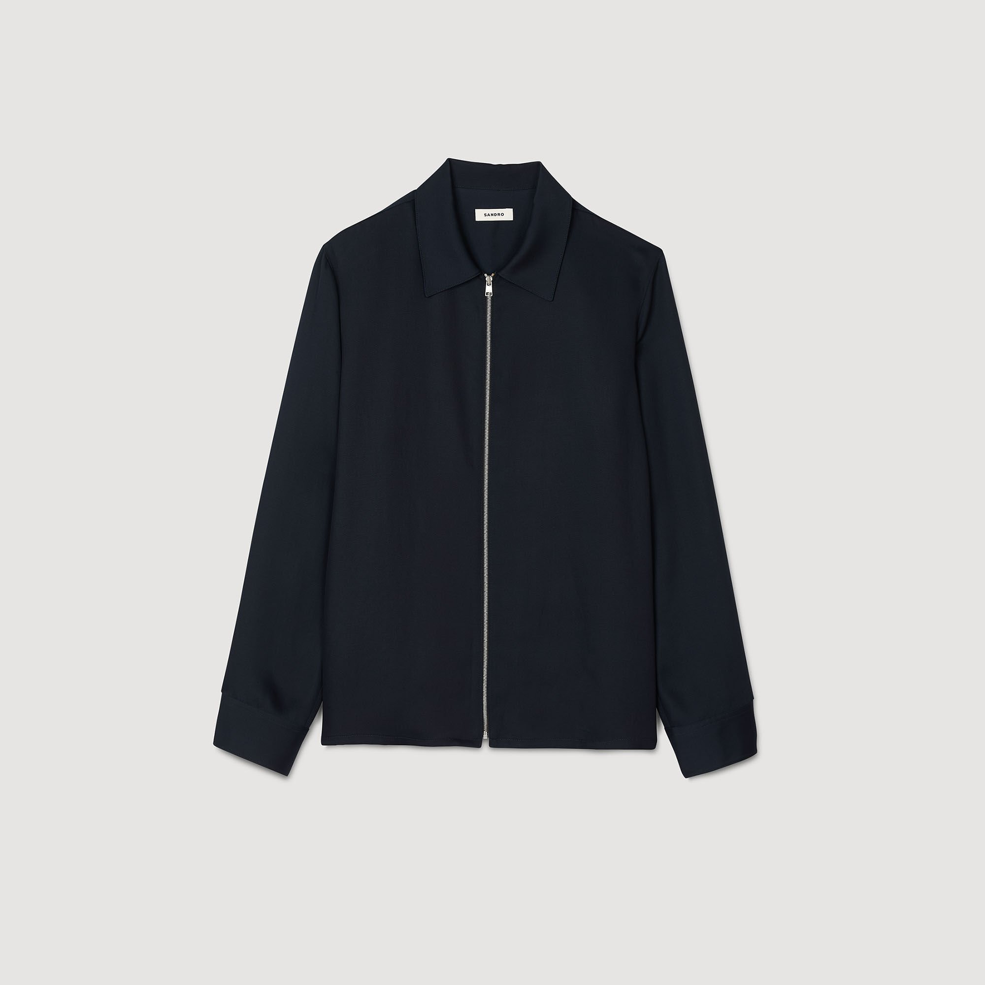 Zip-up shirt