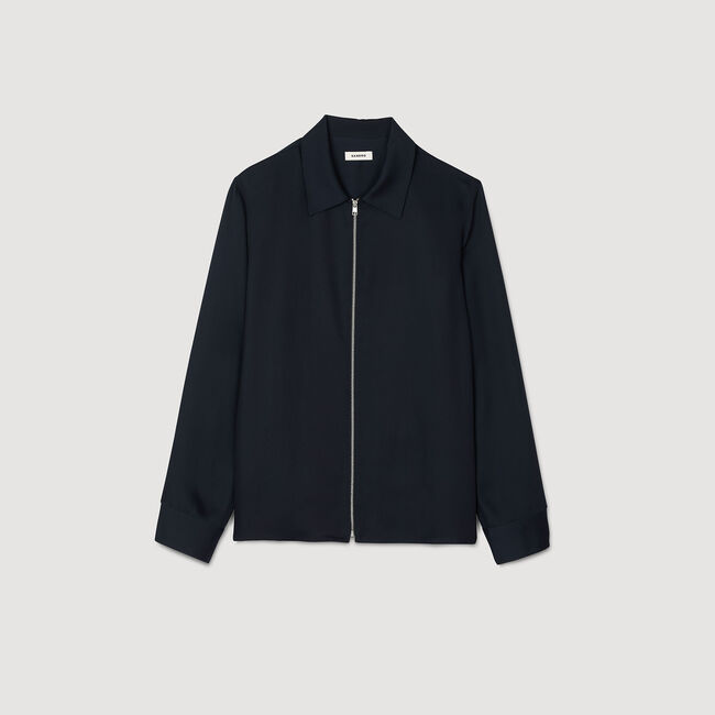 Zip-up shirt