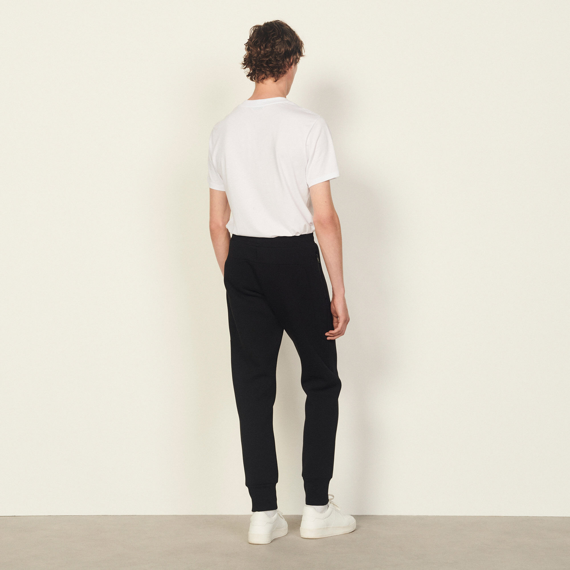 Technical fabric jogging bottoms