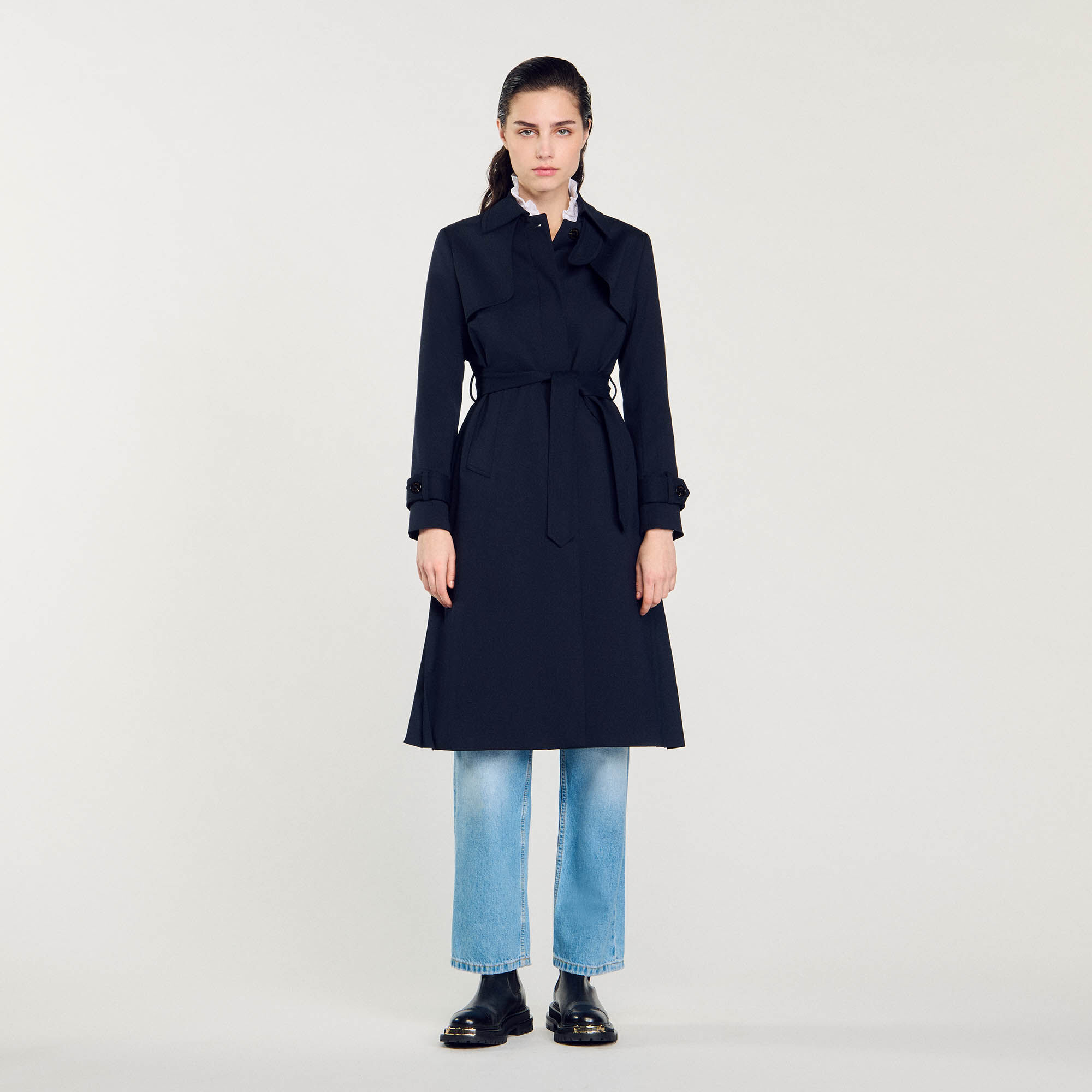 Sandro best sale trench coat