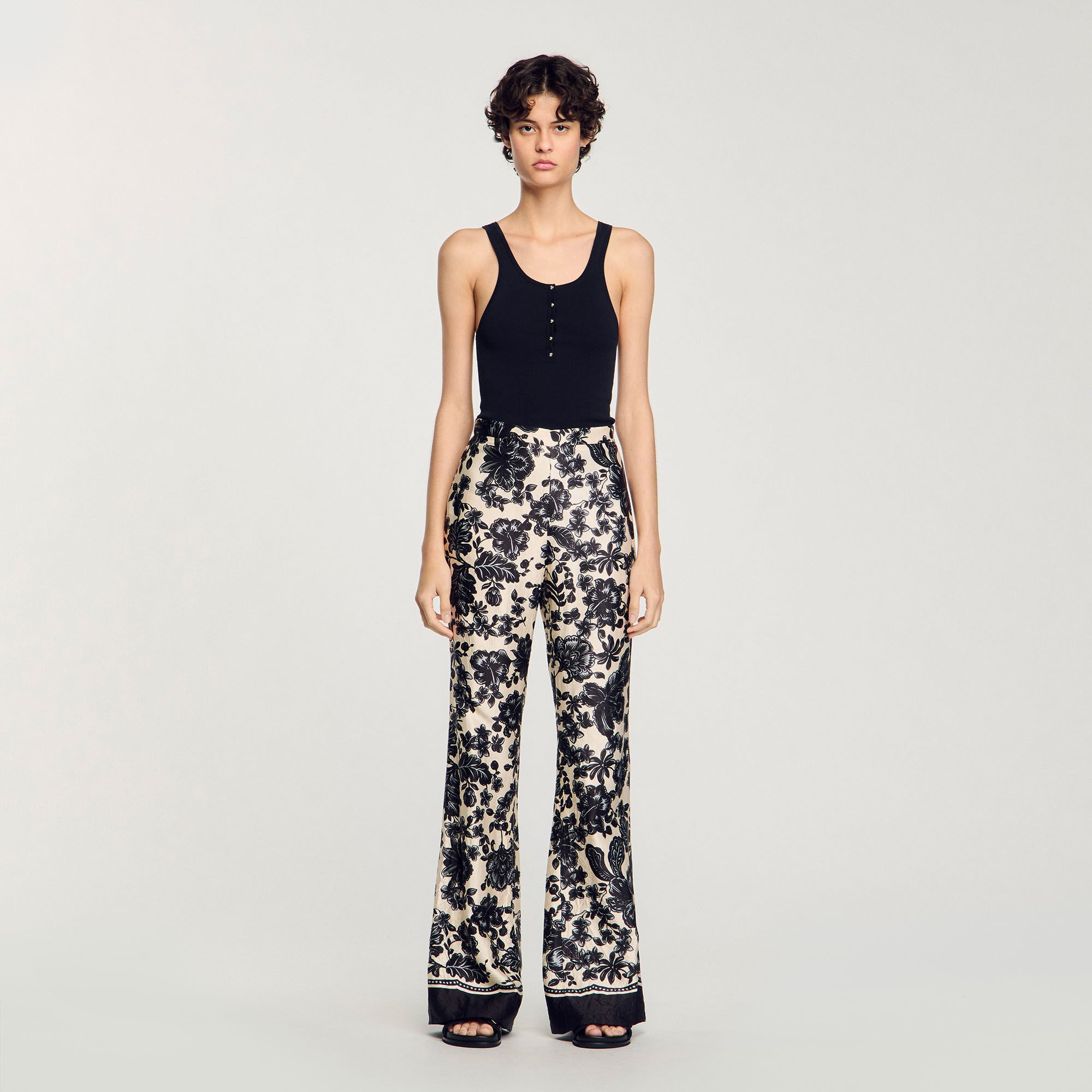 Floral trousers