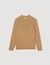 Rib knit crew neck jumper