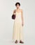 Pleated maxi dress