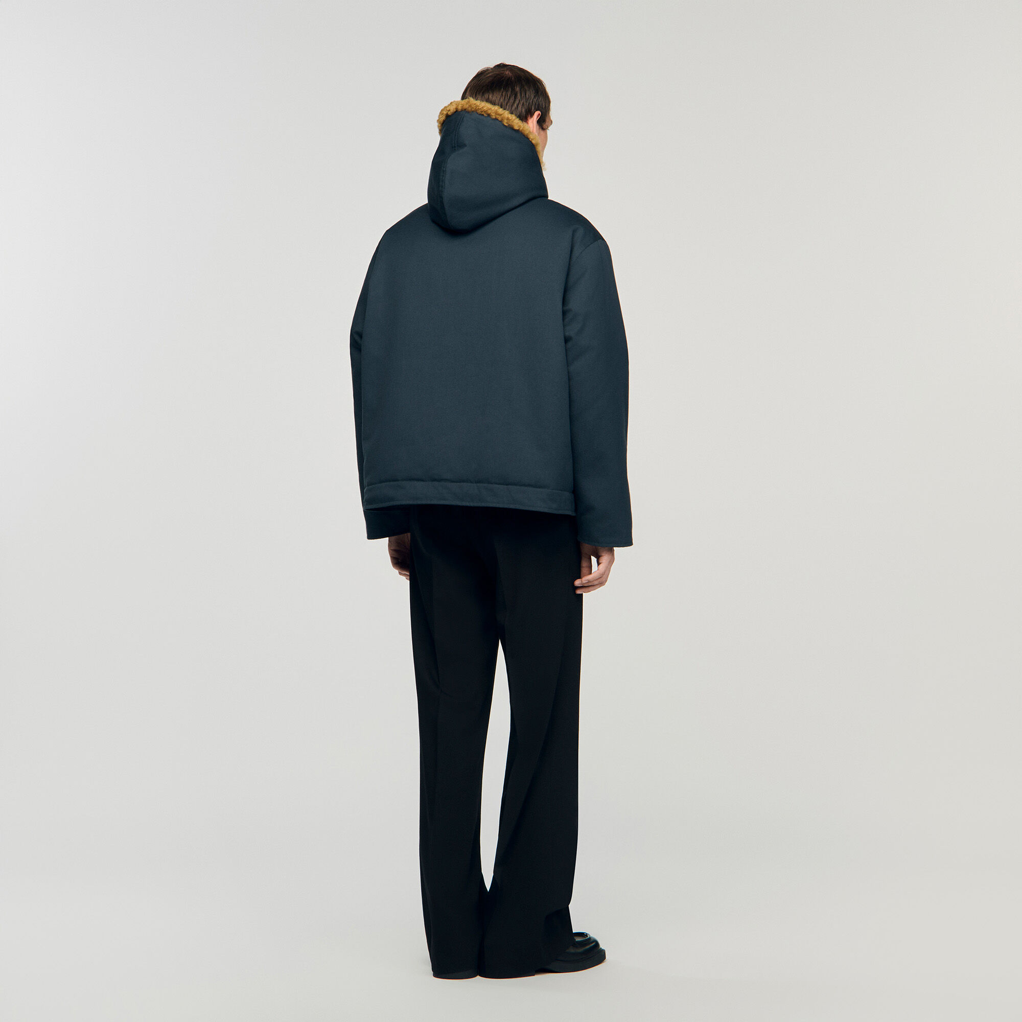 Hooded cotton parka