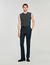 Checked wool trousers