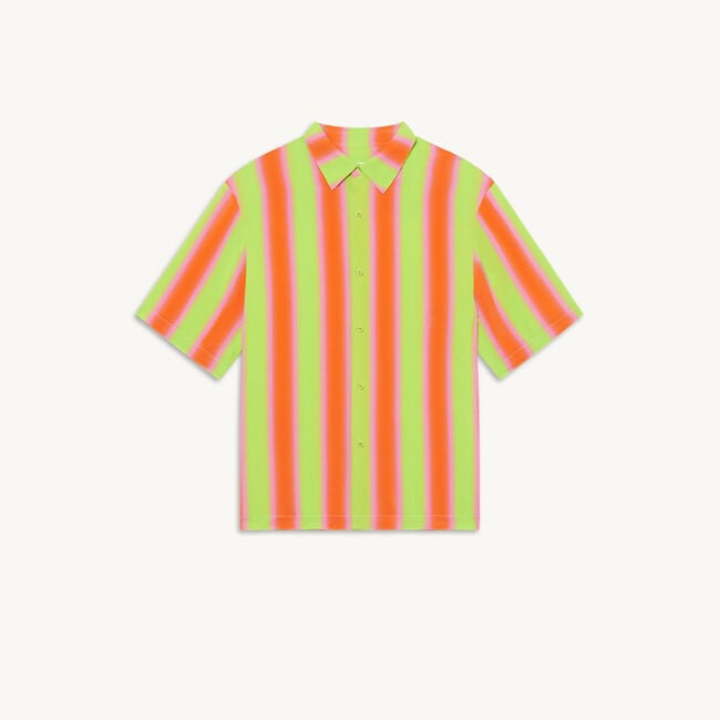Striped flowing shirt