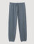 Embroidered fleece jogging bottoms
