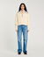 Stripy sailor-neck jumper