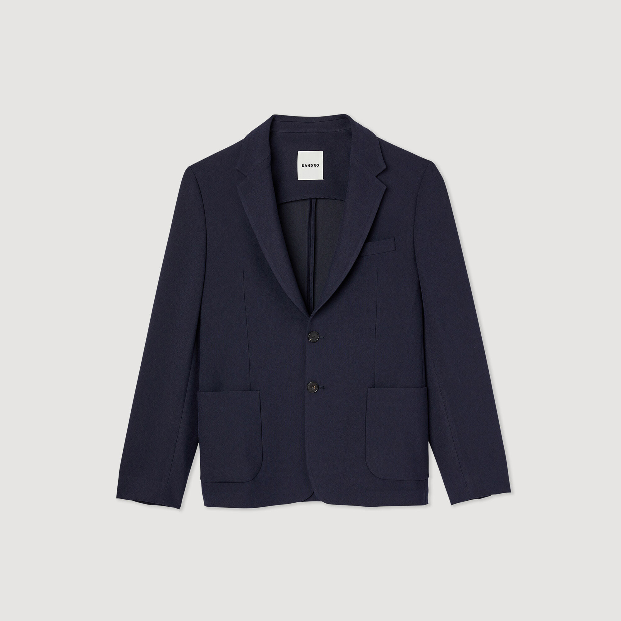 Unstructured suit jacket